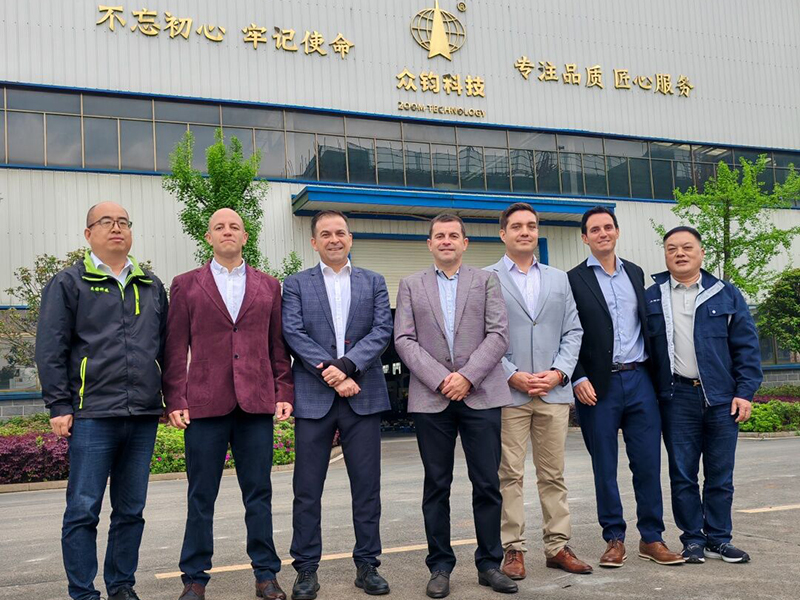 南美礦山企業領導蒞臨眾鈞科技參觀交流